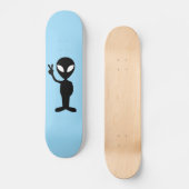 Alien UFO Martian Skateboards roze (Voorkant)