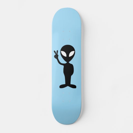 Alien UFO Martian Skateboards roze (Voorkant)