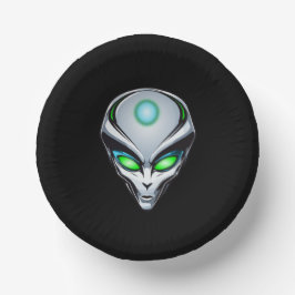 Alien UFO Ontvoering Ruimte Verjaardagsfeestje Papieren Kommen