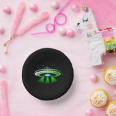 Alien UFO ontvoering ruimteschip verjaardagsfeestj Papieren Kommen (Feest)