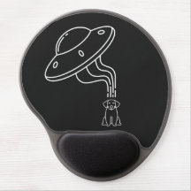 Alien UFO ontvoert een puppy