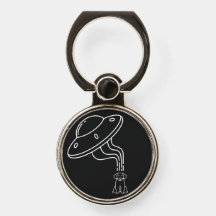 Alien UFO ontvoert een puppy  