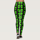 Alien UFO-patroon Leggings (Achterkant)