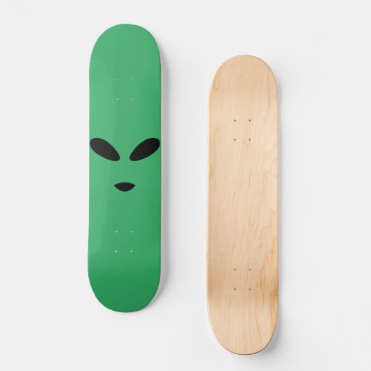 Alien UFO Persoonlijk Skateboard (Voorkant)