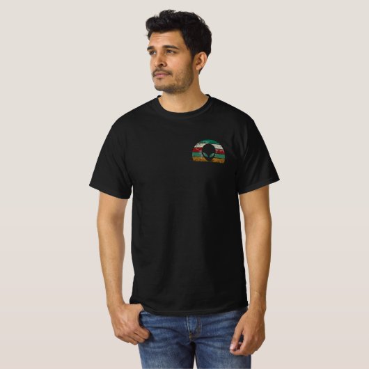 Alien UFO-ruimte T-shirt (Voorkant volledig)