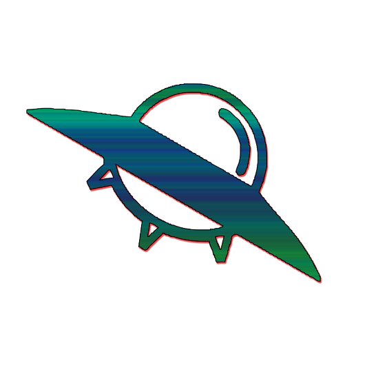 Alien UFO Ship Minimalist Mug | Sci-Fi Art Koffiemok