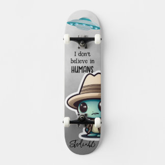 Alien UFO-skateboard Persoonlijk Skateboard