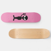 Alien UFO Skateboards roze (Horizontaal)