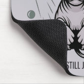 Alien UFO Sphynx Cat Illustration Muismat (Hoek)