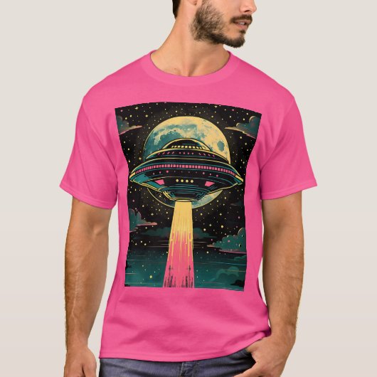 Alien Ufo T-shirt (Voorkant)