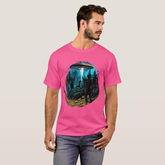 Alien Ufo T-shirt (Voorkant volledig)