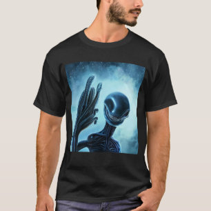Alien UFO UAP 51-gebied grijs van dit wereldcreat T-shirt