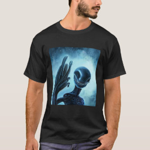 Alien UFO UAP 51-gebied grijs van dit wereldcreat T-shirt