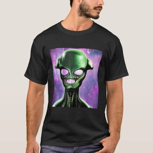 Alien UFO UAP 51-gebied grijs van dit wereldcreat T-shirt (Voorkant)