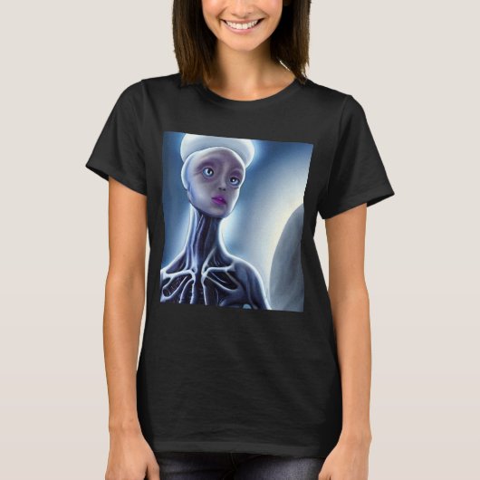 Alien UFO UAP 51-gebied grijs van dit wereldcreat T-shirt (Voorkant)