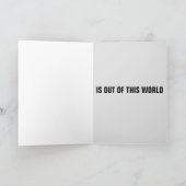 ALIEN UFO VERJAARDAGSKAARTEN KAART (Binnen)