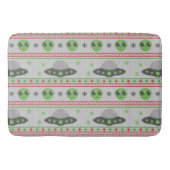 Alien Ugly KerstSweater Badmat (Voorkant)