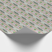 Alien Ugly KerstSweater Cadeaupapier (Hoek)