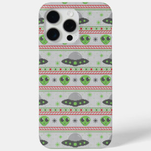 Alien Ugly KerstSweater iPhone 15 Pro Max Hoesje