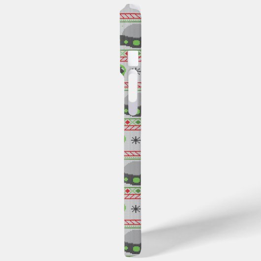 Alien Ugly KerstSweater Case-Mate iPhone Case (Achterkant / Links)