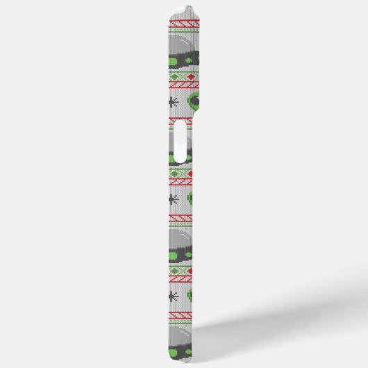 Alien Ugly KerstSweater Case-Mate iPhone Case (Achterkant / Rechts)