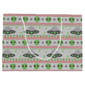 Alien Ugly KerstSweater Groot Cadeauzakje (Achterkant)