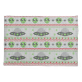 Alien Ugly KerstSweater Kussensloop (Achterkant)