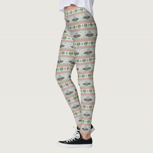 Alien Ugly KerstSweater Leggings (Links)