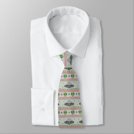 Alien Ugly KerstSweater Stropdas