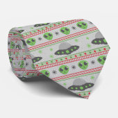 Alien Ugly KerstSweater Stropdas (Opgerold)