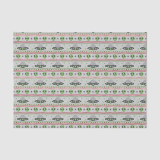 Alien Ugly KerstSweater Tissuepapier (Voorkant)