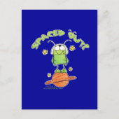 Alien uitgespaard briefkaart (Voorkant)