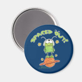 Alien uitgespaard magneet (Voorkant / Achterkant)