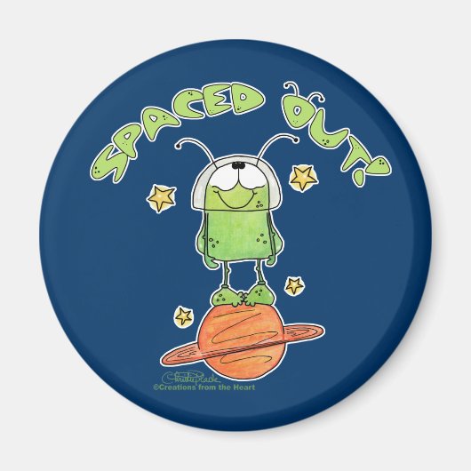 Alien uitgespaard magneet (Voorkant)