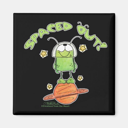 Alien uitgespaard magneet (Voorkant)