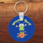 Alien uitgespaard sleutelhanger (Voorkant)