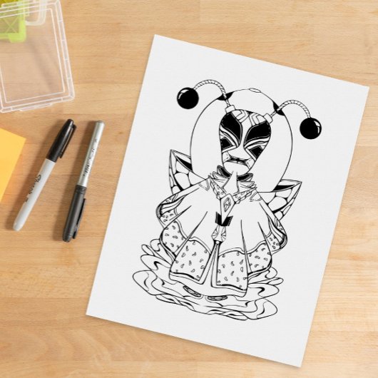 Alien: Uniek schepsel uit deze wereld kleuren Poster