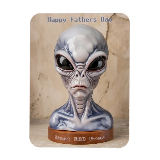 Alien Vaderdag Magneet (Verticaal)