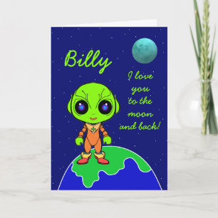 Alien Valentijnskaart met naam van Jo Images Aankondiging