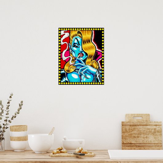 Alien Vampire Poster (Keuken)