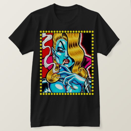 Alien Vampire T-shirt (Design voorkant)
