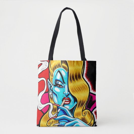Alien Vampire Tote Bag (Voorkant)