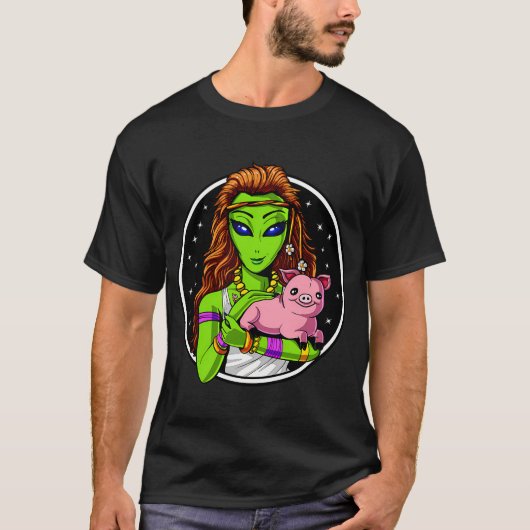 Alien Vegan T-shirt (Voorkant)