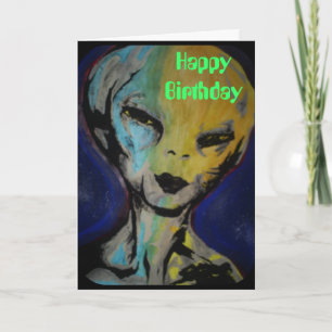 'Alien' Verjaardag Kaart