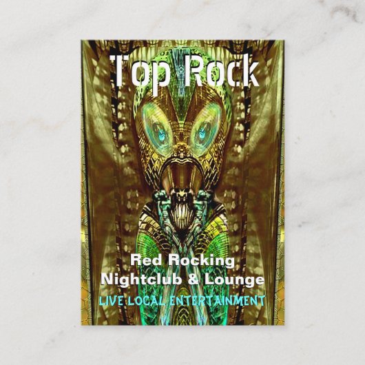 Alien Vibe Paranormal Visitekaartje (Voorkant)