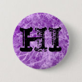  ALIEN VIRUS RONDE BUTTON 5,7 CM (Voorkant)