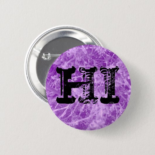  ALIEN VIRUS RONDE BUTTON 5,7 CM (Voorkant /achterkant)