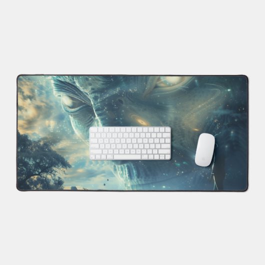 Alien Visitation Fantasy Digitale Kunst Bureaumat (Keyboard & Muis)