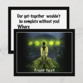 Alien Visitor Kaart (Voorkant / Achterkant)