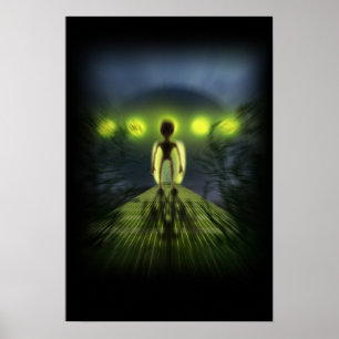 Alien Visitor Poster